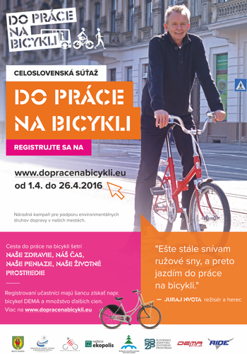 Do práce na bicykli (plagát)