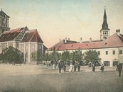 Dolný kostol a Stará radnica, začiatok 20. storočia